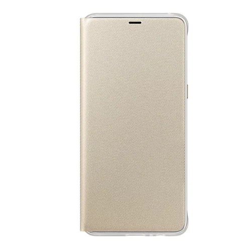 Galaxy A8 Plus (2018) ile Uyumlu Neon Flip Koruyucu Kılıf Altın EF-FA730PFEGWW - 3
