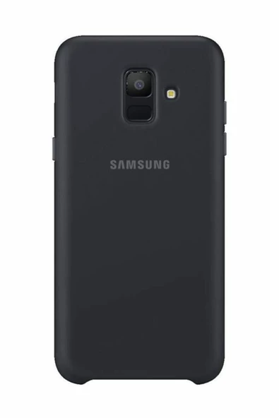 Galaxy A6 2018 ile Uyumlu Çift Katmanlı Arka Kapak Siyah EF-PA600CBEGWW ürün görseli