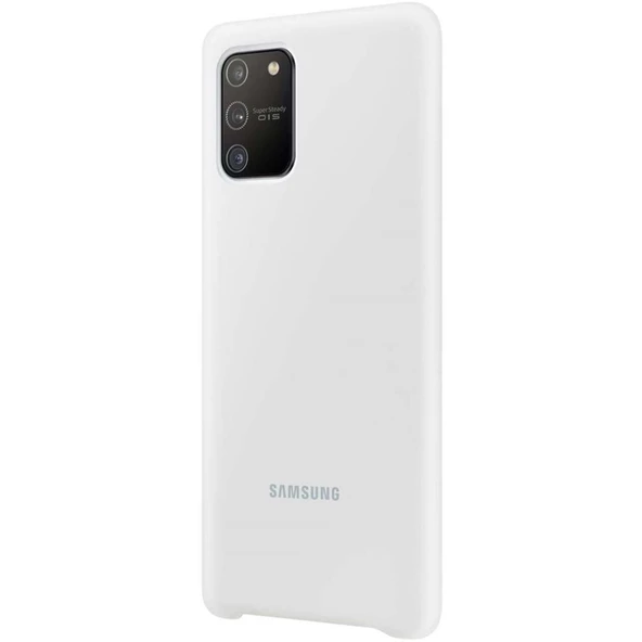Galaxy S10 Lite ile Uyumlu Silikon Kılıf Beyaz EF-PG770TWEGWW - 3