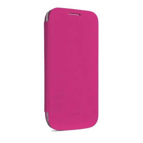 Cellular Line Galaxy S4 Mini ile Uyumlu Flip Book Kılıf Pembe BACKBOOKGALS4MINP - 2
