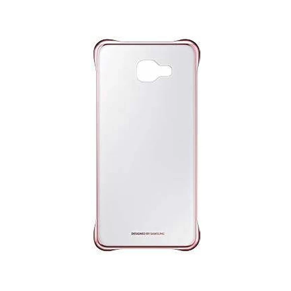 Galaxy A7 (2016) A710F ile Uyumlu Clear Back Cover Kılıf Rose Gold EF-QA710CZEGWW(Out)