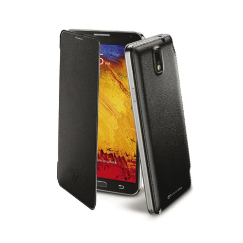 Cellular Line Galaxy Note 3 ile Uyumlu Flip Book Kılıf Siyah BACKBOOKNOTE3BK (Out)