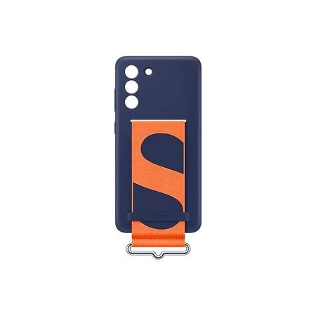 Galaxy S21 FE ile Uyumlu Kayışlı Silikon Kılıf Lacivert-EF-GG990TNEGWW - 2
