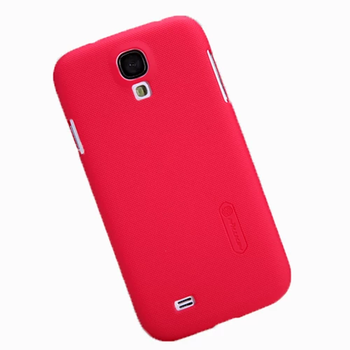 Nillkin i9500 Galaxy S4 ile Uyumlu Sert Kauçuk Kılıf Kırmızı - 2
