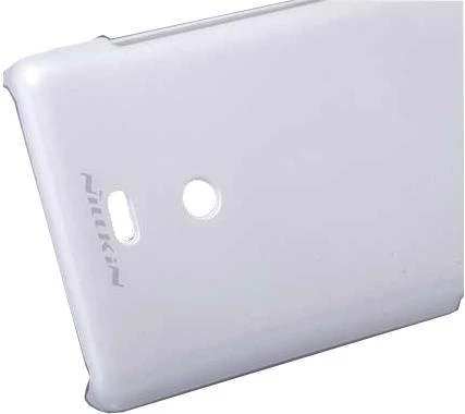 Nillkin Xperia T LT30p ile Uyumlu Parlak Sert Kauçuk Kılıf Beyaz ürün görseli