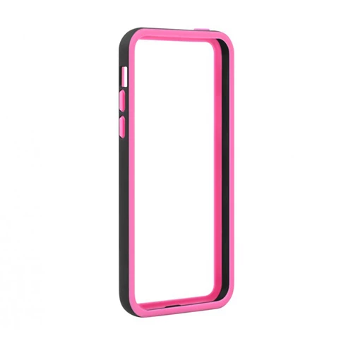 Tavik iPhone 5C ile Uyumlu Kılıf Bumper Siyah Pembe PKG1658 ürün görseli