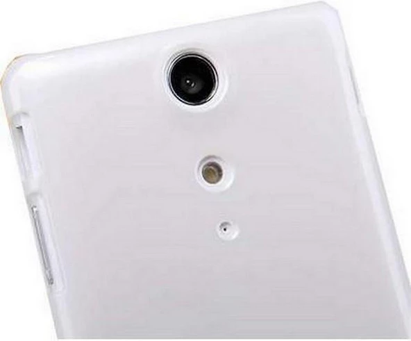 Nillkin Xperia TX LT29i ile Uyumlu Nillkin Parlak Sert Kauçuk Kılıf Beyaz - 2