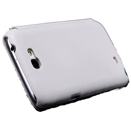Nillkin N7100 Galaxy Note 2 ile Uyumlu Yana Açılan Kapaklı Kılıf Beyaz Renk - 3
