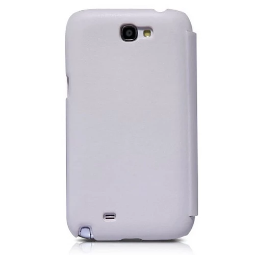 Nillkin N7100 Galaxy Note 2 ile Uyumlu Yana Açılan Kapaklı Kılıf Beyaz Renk - 1