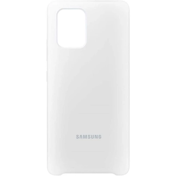 Galaxy S10 Lite ile Uyumlu Silikon Kılıf Beyaz EF-PG770TWEGWW - 4