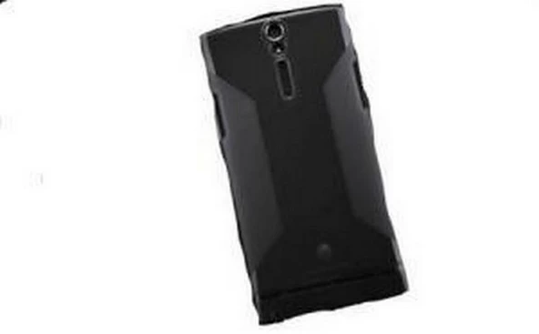Nillkin Xperia S ile Uyumlu Soft Silikon Kılıf Ekran Koruyucu Hediyeli Siyah Renk - 1