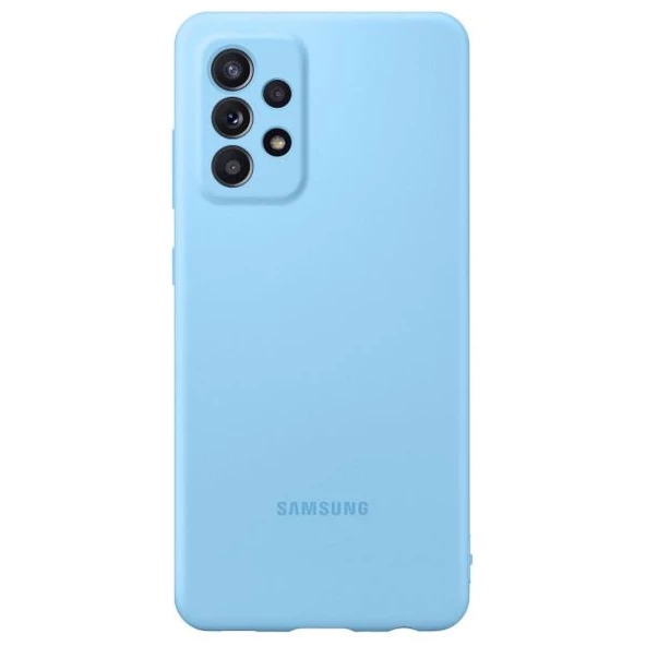 Galaxy A52 ile Uyumlu Slim Kılıf Mavi EF-PA525TLEGWW - 1