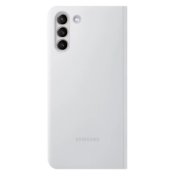 Galaxy S21 Plus / S21 Plus 5G ile Uyumlu LED View Kılıf Açık Gri EF-NG996PJEGTR - 3