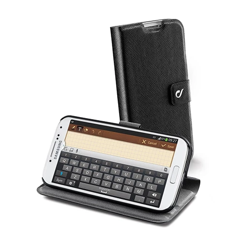 Cellular Line N9000 Galaxy Note 3 ile Uyumlu Vision Slim Standlı Kılıf Siyah VISIONSLNOTE3BK - 2