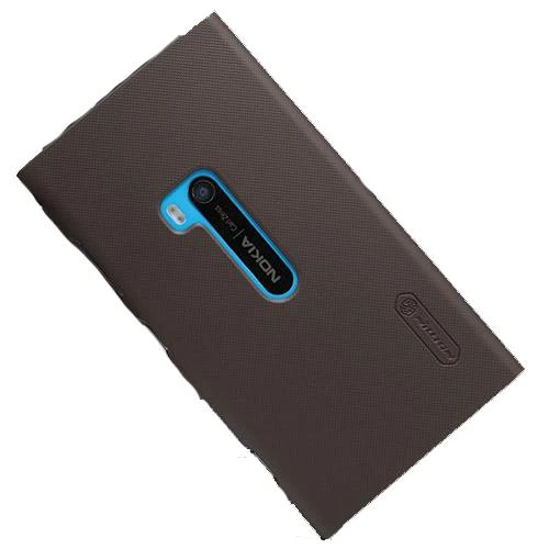 Nillkin Lumia 920 ile Uyumlu Sert Kauçuk Kılıf Kahverengi ürün görseli 1