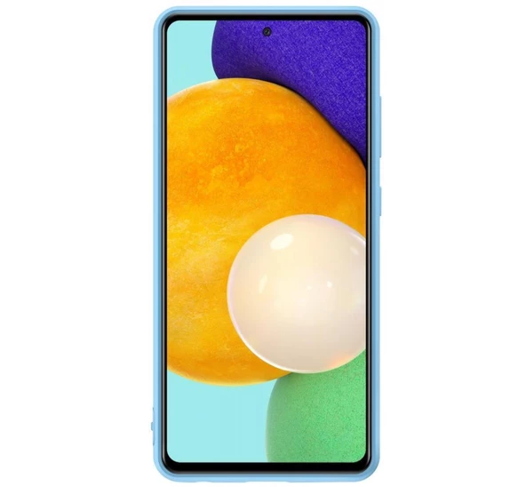 Galaxy A52 ile Uyumlu Slim Kılıf Mavi EF-PA525TLEGWW - 4