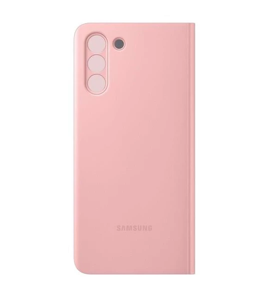 Galaxy S21 Plus ile Uyumlu Smart Clear View Kılıf-Pembe EF-ZG996CPEGTR - 2