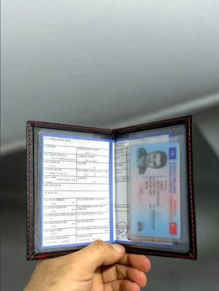 Honda Yazılı ve Logolu Ruhsat Kılıfı - Resim 3