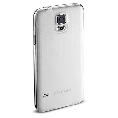 Cellular Line Galaxy S5 ile Uyumlu Fine Parlak Silikon Kılıf Şeffaf - Resim 2