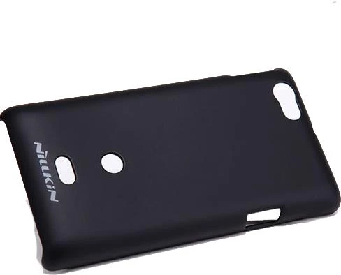 Nillkin Xperia Miro ile Uyumlu Sert Kauçuk Kılıf Siyah - 1