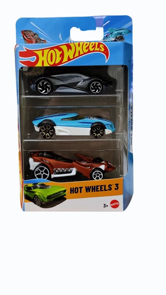 Hot Wheels 3'lü Araba Seti K5904-05