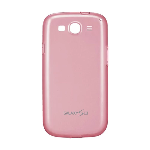 Galaxy S3 i9300 ile Uyumlu Protective Cover Kılıf Pembe EFC-1G6WPECSTD