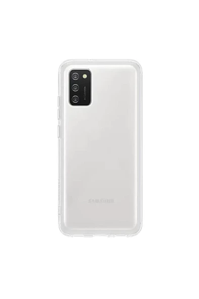 Galaxy A02s ile Uyumlu Yumuşak Kılıf Şeffaf EF-QA025TTEGWW - 3