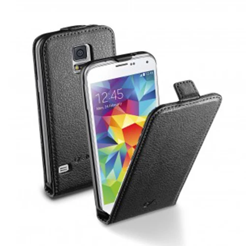 Cellular Line Galaxy S5 ile Uyumlu Flap Essential Deri Kılıf Siyah FLAPESSENGALS5BK ürün görseli