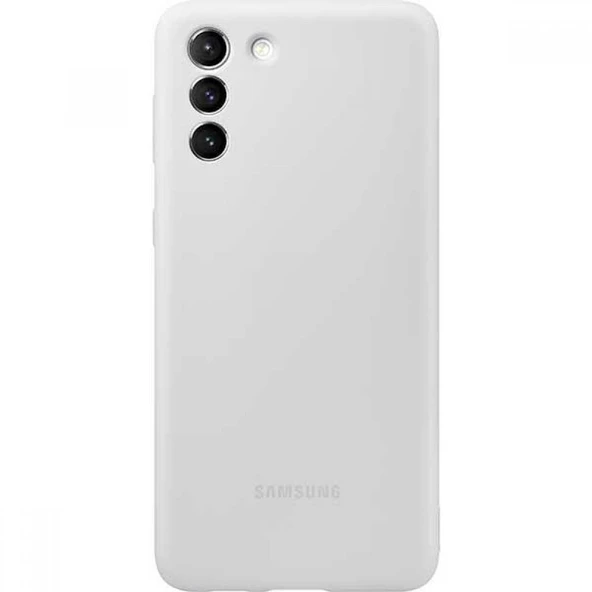 Galaxy S21 Plus ile Uyumlu Silikon Kılıf Açık Gri EF-PG996TJEGWW - 2
