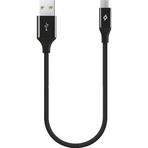 Ttec AlumiCable Mini Micro USB Şarj Kablo Siyah 30cm 2DK25S