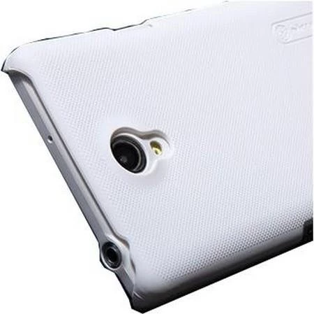 Nillkin Xperia T LT30p ile Uyumlu Sert Kauçuk Kılıf Beyaz - 2
