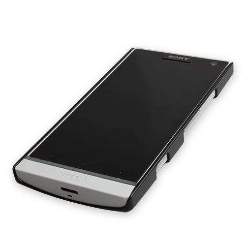 Nillkin Xperia S ile Uyumlu Parlak Sert Kauçuk Kılıf Siyah Renk - 2