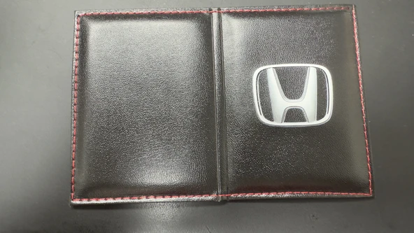 Honda Logolu Ruhsat Kılıfı Özel Tasarım