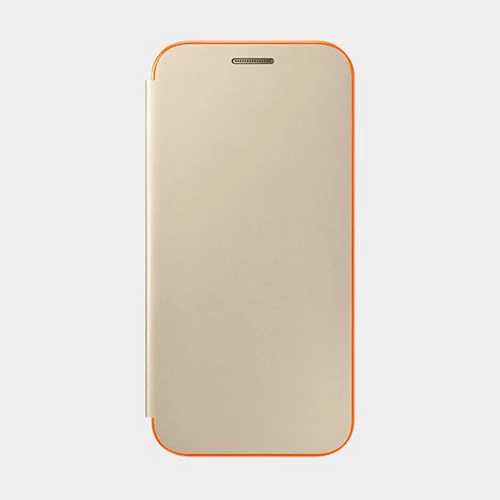 Galaxy A3(2017) ile Uyumlu Neon Flip Cover Gold EF-FA320PFEGWW - 2