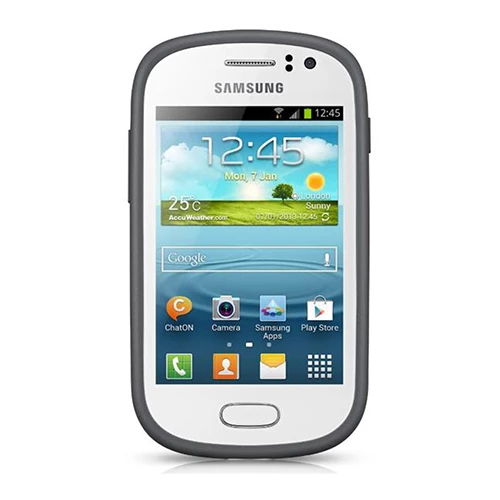 Galaxy Fame S6810 ile Uyumlu Protective Cover+ Kılıf Pembe (Out) - Resim 3