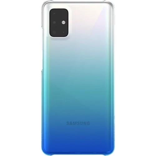 Galaxy A51 ile Uyumlu Koruyucu Kılıf Mavi GP-FPA515WSBLW - 1