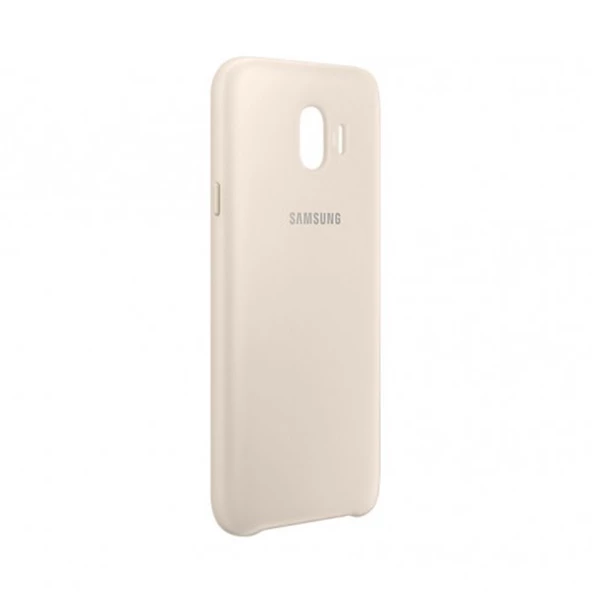 Galaxy J4 2018 ile Uyumlu Dual Layer Sert Kılıf PJ400CFEGWW Gold - 2