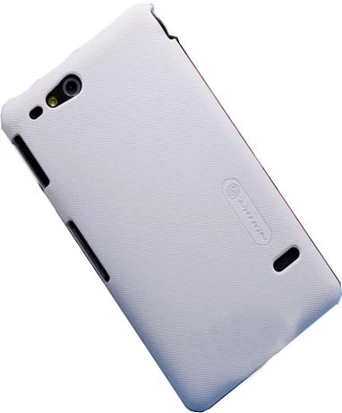Nillkin Xperia Go ile Uyumlu Sert Kauçuk Kılıf Beyaz Renk - 1