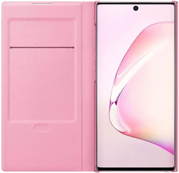 Galaxy Note 10 ile Uyumlu LED View Cover Kılıf (Pembe) EF-NN970PPEGTR - 2