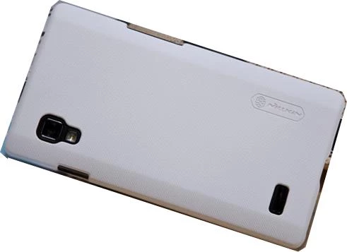 Nillkin Optimus L9 ile Uyumlu Sert Kauçuk Kılıf Beyaz - 1