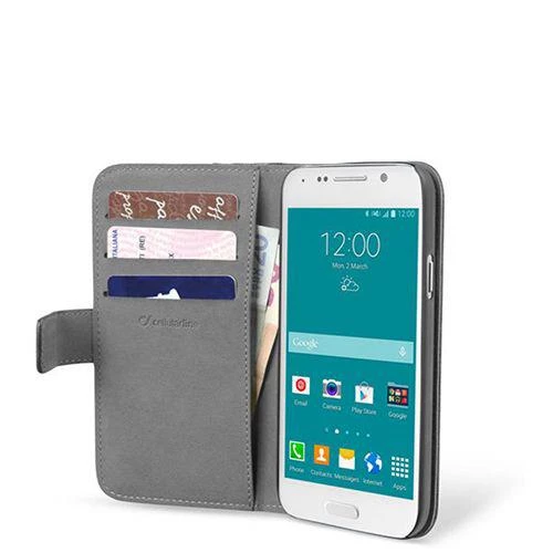 Cellular Line Galaxy S6 ile Uyumlu Book Agenda Kapaklı Kılıf Siyah BOOKAGENDAGALS6K ürün görseli
