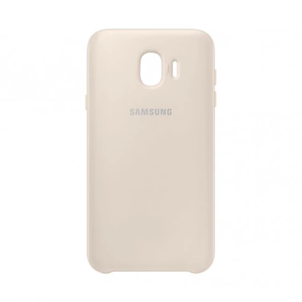 Galaxy J4 2018 ile Uyumlu Dual Layer Sert Kılıf PJ400CFEGWW Gold - 1