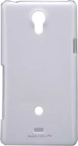 Nillkin Xperia T LT30p ile Uyumlu Parlak Sert Kauçuk Kılıf Beyaz - Resim 2