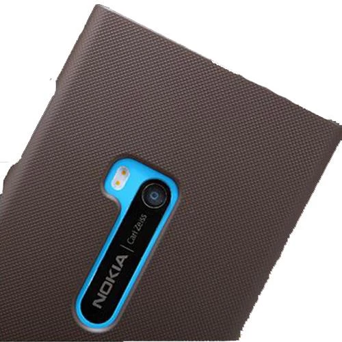 Nillkin Lumia 920 ile Uyumlu Sert Kauçuk Kılıf Kahverengi - Resim 2