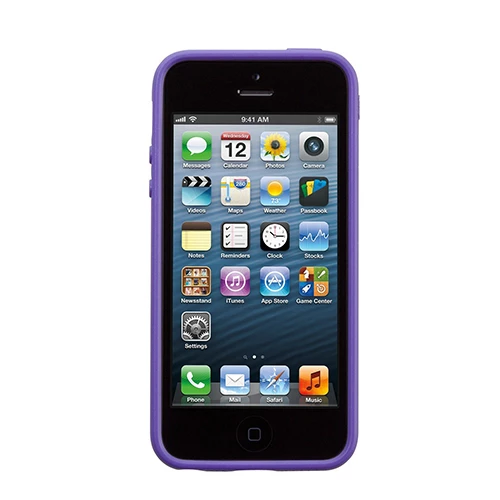 Speck iPhone 4S/4 ile Uyumlu PixelSkin HD Silikon Kılıf Mor ürün görseli