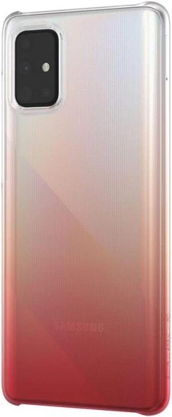 Galaxy A51 ile Uyumlu Koruyucu Kılıf Kırmızı GP-FPA515WSBRW - 4