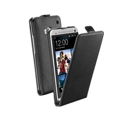 Cellular Line One ile Uyumlu Flap Essential Mıknatıslı Deri Kılıf Siyah FLAPESSENONEBK - 1