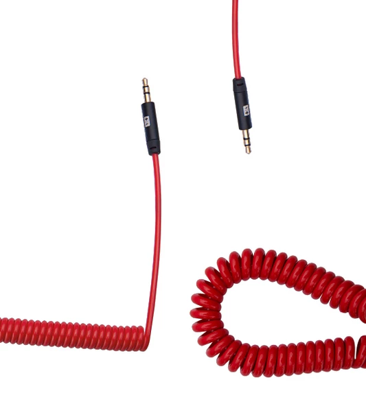 Swiss Charger Spiral Aux Kablosu SCC-10009 1.5m - 2
