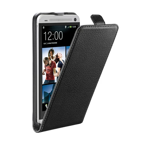 Cellular Line One ile Uyumlu Flap Essential Mıknatıslı Deri Kılıf Siyah FLAPESSENONEBK - 2
