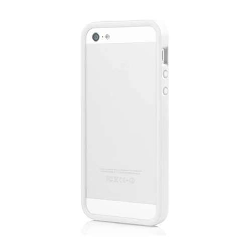 Tavik iPhone SE/5S/5 ile Uyumlu Kılıf Bumper Beyaz PKG1171 - 1